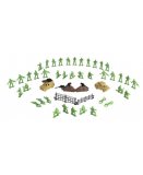 SET MILITAIRE SOLDIER FORCE 50 PIECES - SOLDATS + VEHICULES + ACCESSOIRES - FIGURINES