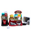 STAND BOUTIQUE BURGER SHOP - RESTAURANT FAST FOOD - JEU D'IMITATION CUISINE - KLEIN - 7307