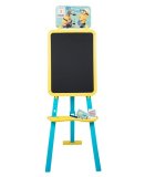 TABLEAU EN PLASTIQUE DOUBLE FACE MINIONS - CHEVALET SUR PIEDS