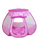 TENTE CABANE A BALLES ROSE BELLA + 100 BALLES - KNORRTOYS - 55325