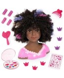 TETE A COIFFER ET A MAQUILLER CHARLENE 27 CM COUPE AFRO - BAYER DESIGN - POUPEE ET ACCESSOIRES