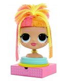 TETE A COIFFER LOL SURPRISE NEONLICIOUS - OMG STYLING HEAD - POUPEE, COIFFURES