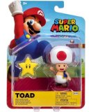 TOAD AVEC SUPER ETOILE : FIGURINE SUPER MARIO 8 CM - FIGURINE NINTENDO ARTICULE - JAKKS