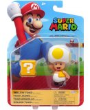 TOAD JAUNE AVEC BLOC : FIGURINE SUPER MARIO 9 CM - FIGURINE NINTENDO ARTICULE - JAKKS