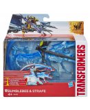 TRANSFORMERS L'AGE DE L'EXTINCTION : BUMBLEBEE & STRAFE - DINO RETRO FRICTION - FIGURINE - HASBRO - A6495