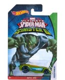 VEHICULE BATTLE SPEC GREEN GOBLIN : ULTIMATE SPIDERMAN SINISTER 6 - HOT WHEELS - VOITURE MINIATURE 1:64 - MATTEL - CMJ87