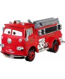 VEHICULE CARS 2 DELUXE CAMION POMPIER ROUGE RED - VOITURE MINIATURE - MATTEL 