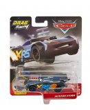 VEHICULE CARS DRAG RACING : JACKSON STORM AVEC PISTON - VOITURE MINIATURE XTREME RACING SERIES - MATTEL - GFV36