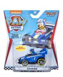 VEHICULE EN METAL PAT PATROUILLE : CHASE ET SA VOITURE DE POLICE  - VOITURE MINIATURE READY RAGE RESCUE - SPIN MASTER