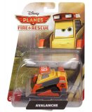 VEHICULE PLANES 2 BULLDOZER AVALANCHE - FIRE & RESCUE - VOITURE MINIATURE - MATTEL - CBN10