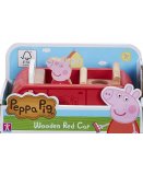 VOITURE ROUGE DE PEPPA PIG + FIGURINE PEPPA LE COCHON - GIOCHI PREZIOSI - MONDE MINIATURE PEPPA LE COCHON