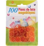 100 PIONS MAGNETIQUES JAUNE - LOTOQUINE ACCESSOIRE LOTO