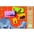 12 PUZZLES DUO MAMAN ET SES BEBES - 24 PIECES - DJECO - DJ08157