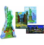 3 PUZZLES ENFANT NEW-YORK 40 - 60 - PIECES - COLLECTION NATHALIE LETE - VILAC - 8640