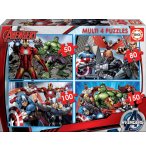 4 PUZZLES ENFANT AVENGERS 50 - 80 - 100 - 150 PIECES - EDUCA - 16331