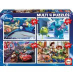 4 PUZZLES ENFANT CARS - TOY STORY - MONSTRES ET CIE - NEMO 50 - 80 - 100 - 150 PIECES - EDUCA - 15615