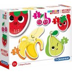 4 PUZZLES PROGRESSIFS FRUITS 2 - 3 - 4 - 5 PIECES - CLEMENTONI - 20815