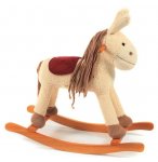 ANE A BASCULE SONORE : JIMMY - CHEVAL - PELUCHE - BAYER - CHIC 2000 - 40401 - ANIMAL A BASCULE
