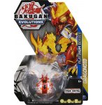 BAKUGAN EVOLUTIONS : DRAGONOID AVEC CARTE - BOULE ROUGE ET TRANSPARENTE - PLATINUM SERIES - SAISON 4 - SPIN MASTER 20135735