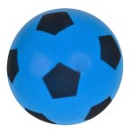 BALLON DE FOOTBALL EN MOUSSE BLEU 20 CM - TAILLE 5 - JEU PLEIN AIR