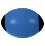 BALLON DE RUGBY EN MOUSSE BLEU 24 CM - BALLE OVALE SOFT - JEU, SPORT ENFANT