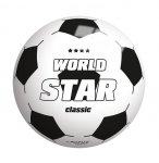 BALLON EN PLASTIQUE WORLD STAR CLASSIC 22 CM BLANC - JOHN SPORTS - JEU PLEIN AIR
