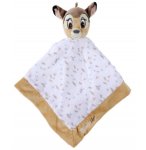 BAMBI DOUDOU PLAT LANGE BRUN ET BLANC 40 X 40 CM - PELUCHE DISNEY FAON BRUN - NICOTOY