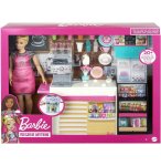 BARBIE METIER : LA CAFETERIA + 20 ACCESSOIRES + 1 POUPEE BARBIE - POUPEE MANNEQUIN - MATTEL - GMW03