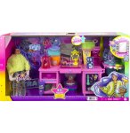 BARBIE METIER : LE CENTRE DE COIFFURE + 45 ACCESSOIRES + 1 CHIEN + 1 POUPEE MANNEQUIN COIFFEUSE - MATTEL - GYJ70