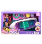 BATEAU HORS BORD DE REVE + POUPEES BARBIE MERMAID POWER - MATTEL - HHG60