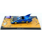 BATMOBILE BLEUE - DC - VOITURE 1/43 - VEHICULE MINIATURE EN METAL