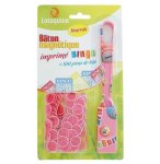 BATON MAGNETIQUE BINGO ROSE + 100 PIONS DE LOTO - RAMASSE PIONS - LOTOQUINE