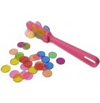 BATON MAGNETIQUE ROSE + 100 PIONS DE LOTO - RAMASSE JETONS - KIT ACCESSOIRES BINGO
