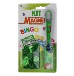BATON MAGNETIQUE SYMBOLES BINGO VERT + 100 PIONS DE LOTO - RAMASSE JETONS - CARTALOTO