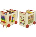 BEEBOO - CHARIOT D'ACTIVITES EN BOIS - JOUET D'EVEIL