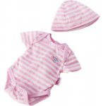 BODY ROSE ET BLANC AVEC BONNET BABY BORN - HABIT POUPEE 43 CM - ZAPF CREATION (02) 