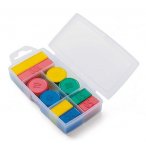 BOITE 100 JETONS EN PLASTIQUE NUMEROTES - JEUJURA - 8986 - ACCESSOIRES JEUX DE SOCIETE