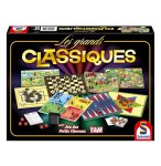 BOITE DE JEUX GRANDS CLASSIQUES - MULTI JEUX EN FAMILLE - SCHMIDT - 88211 - JEUX DE SOCIETE