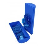 BOITE MAGNETIQUE BLEU + 100 PIONS DE LOTO - RAMASSE JETONS & RANGEMENT - CARTALOTO