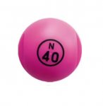 BOULE DE LOTO MAGNETIQUE NUMEROTEE FUCHSIA + 100 PIONS - KIT 2 EN 1 - LOTOQUINE