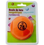 BOULE DE LOTO MAGNETIQUE NUMEROTEE JAUNE + 100 PIONS DE LOTO - RAMASSE PIONS - LOTOQUINE