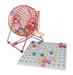BOULIER DE LOTO PRO 23 CM - SPHERE + 90 BOULES + PLATEAU DE CONTROLE - CARTALOTO