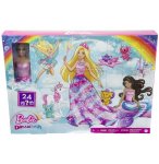 CALENDRIER DE L'AVENT BARBIE DREAMTOPIA POUPEE + ANIMAUX + TENUES + ACCESSOIRES - MATTEL - HGM66