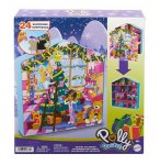 CALENDRIER DE L'AVENT POLLY POCKET NOEL 2024 - MAISON, POUPEES, ACCESSOIRES - MATTEL - HWP33