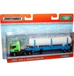 CAMION CITERNE VERT ET BLEU : MBX CAB & TANKER HAULER - MATCHBOX - MATTEL - V2556