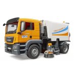 CAMION DE NETTOYAGE DE RUES MAN TGS - BRUDER - 03780 - BALAYEUSE