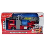 CAMION DE POMPIER GRANDE ECHELLE MAN SONORE ET LUMINEUX 30 CM - DICKIE TOYS SOS