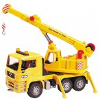 CAMION GRUE MAN - BRUDER - 02754 - VEHICULE DE CHANTIER