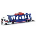 CAMION TRANSPORTEUR 38 CM + 1 VOITURE PORSCHE - DICKIE TOYS CITY - 203746006
