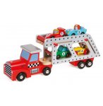 CAMION TRANSPORTEUR 4 VOITURES STORY RACING - JANOD - 08572